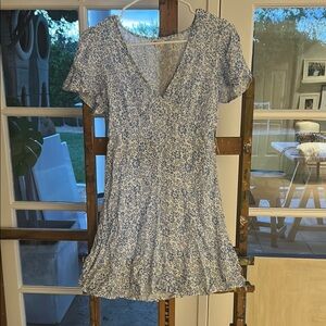 Billabong sz m Floral Blue Dress